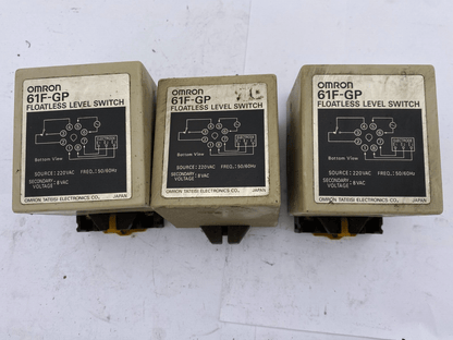 1pc x OMRON FLOATLESS LEVEL SWITCH TYPE 61F - GP 220VAC 50/60Hz - KLR Automation
