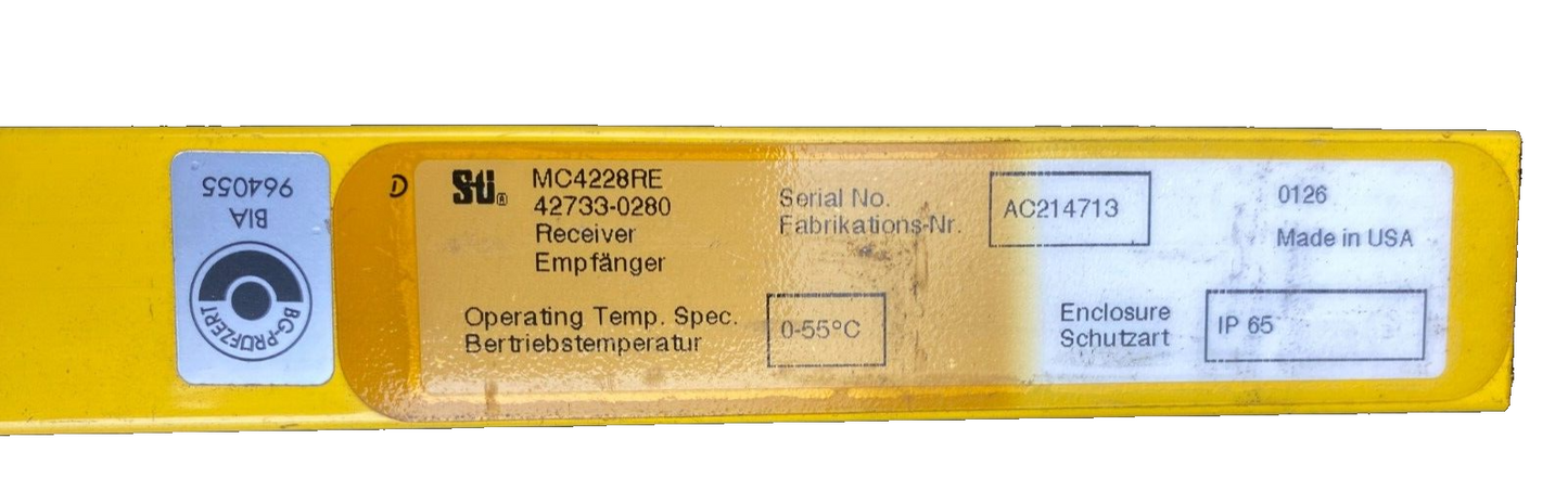 STI MICROSAFE MC4200 SERIES MC4228RE 42733-0280 RECEIVER