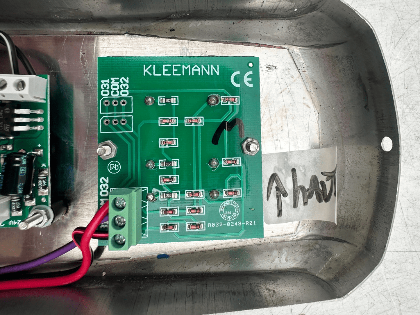 ELEVATOR PARTS LIFT KLEEMANN A032 - 0248 - R01 - KLR Automation