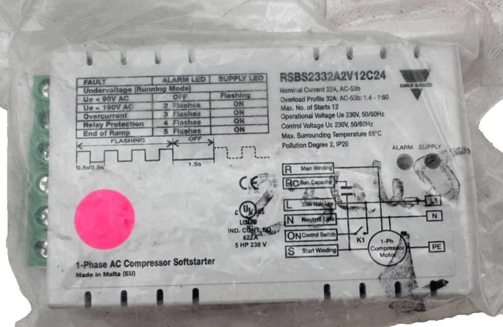 CARLO GAVAZZI RSBS2332A2V12C24 DEMARREUR PROGRESSIF - KLR Automation