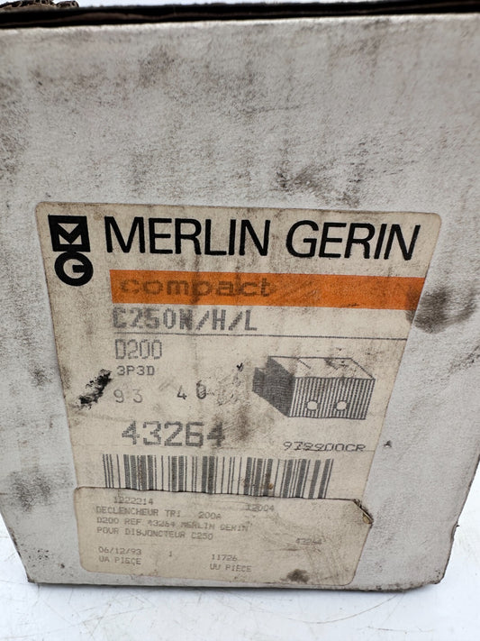 MERLIN GERIN C250N/H/L D200 3P3D 43264 COMPACT - KLR Automation