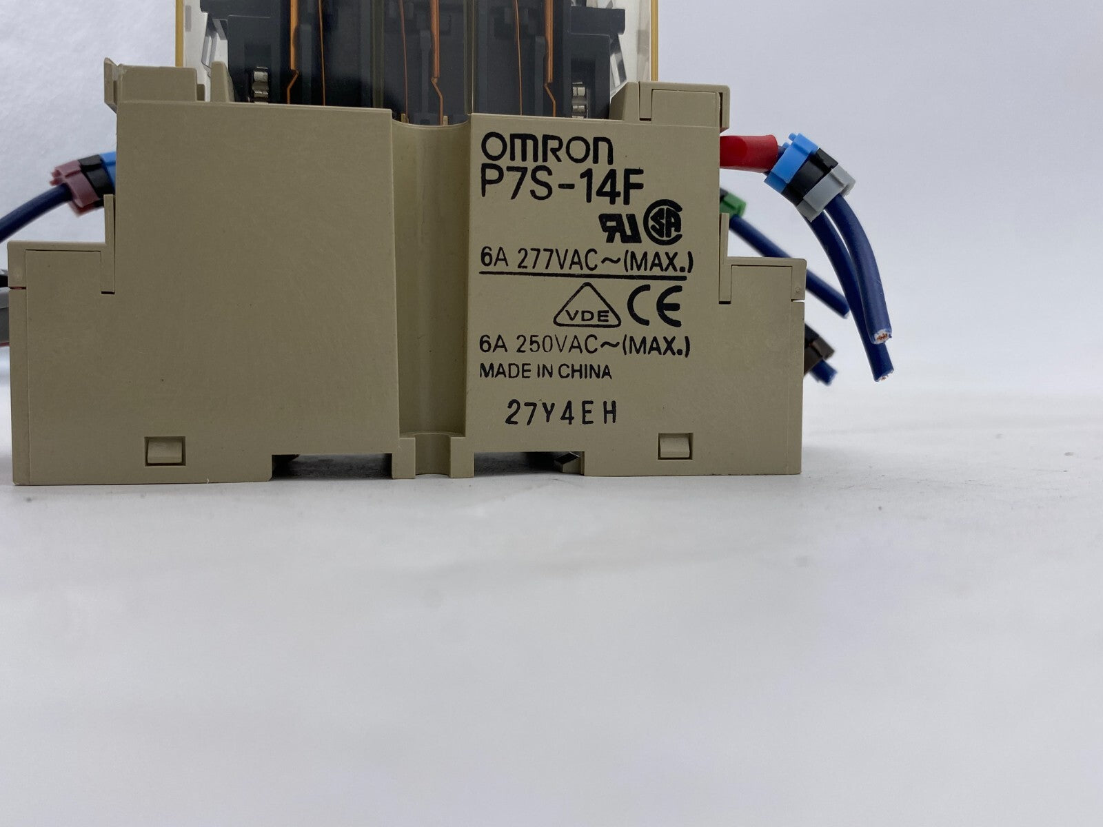 Omron P7S-14F + Relay G7S-4A2B
