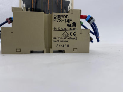 Omron P7S-14F + Relay G7S-4A2B
