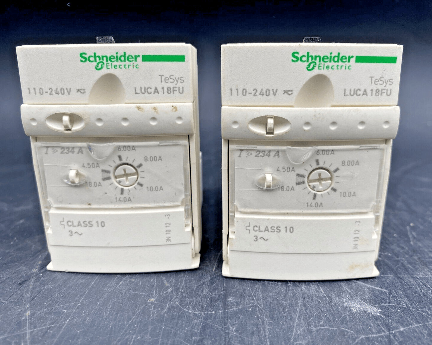 LOT OF 2 SCHNEIDER ELECTRIC LUCA18FU 110 - 240V CONTROL UNIT - KLR Automation