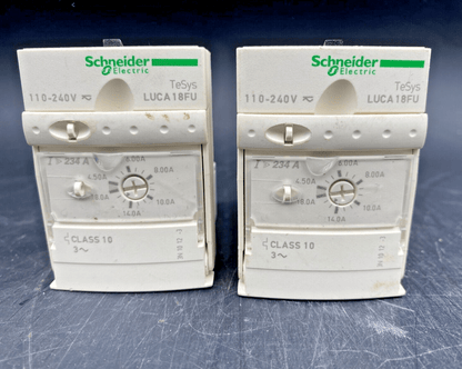 LOT OF 2 SCHNEIDER ELECTRIC LUCA18FU 110 - 240V CONTROL UNIT - KLR Automation