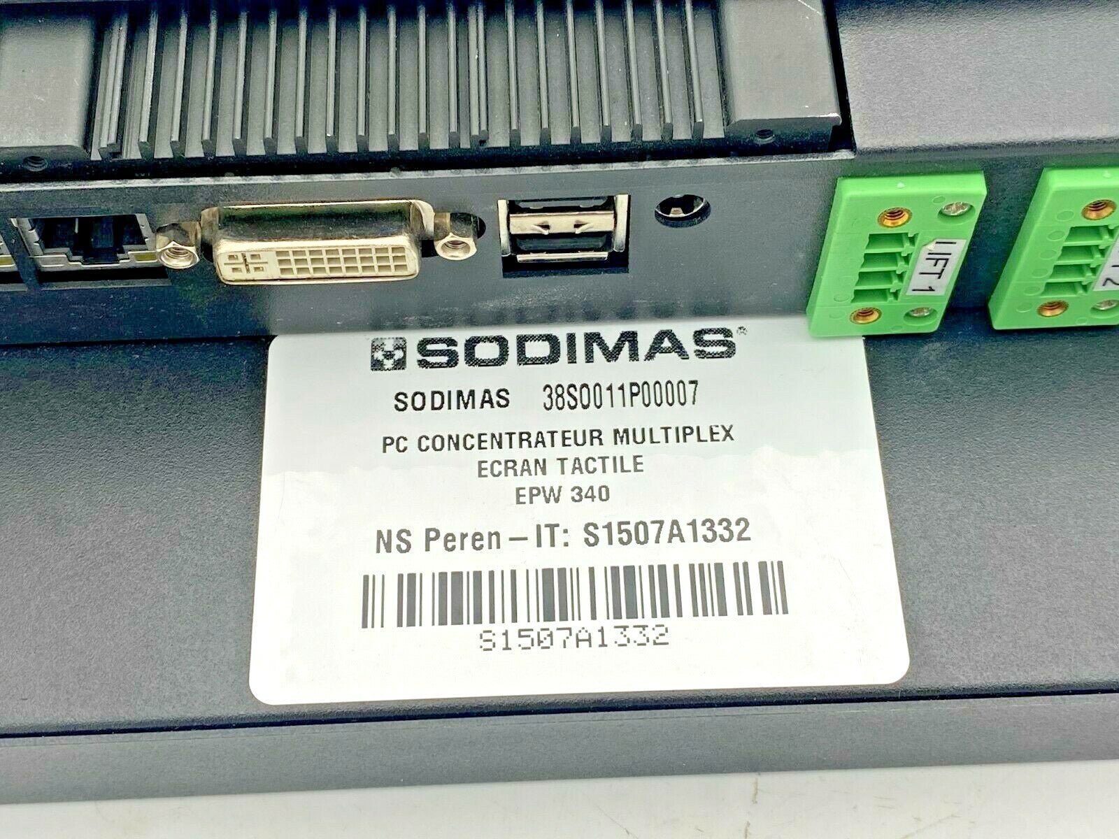 Elevator parts lift Card SODIMAS PC Concentrateur EPW - 340 38SO011P00007 - KLR Automation