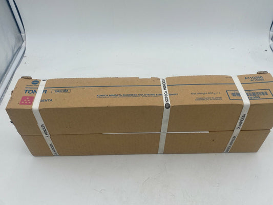 Konica Minolta C360 TN319C + TN319M Cyan Magenta Toner Cartridge A11G450 GENUINE - KLR Automation