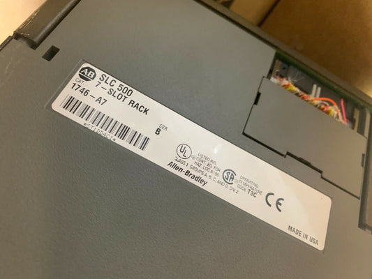 Allen Bradley SLC 500 Rack 1746 - A7 1746 - P2 1747 - L542 1747 - SN + 5 x 1746 - IB16 - KLR Automation