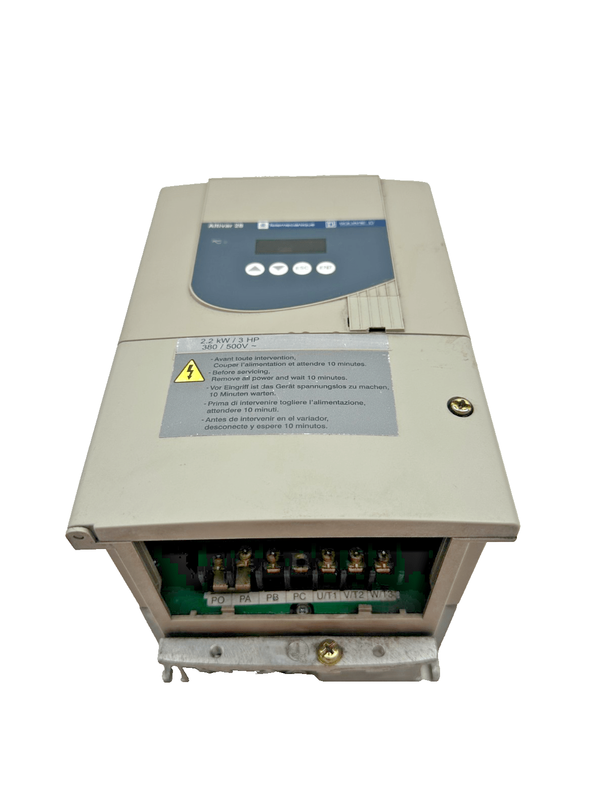 TELEMECANIQUE ATV28HU41N4 ALTIVAR 28 2.2kW 3HP 380 - 500V INVERTER - KLR Automation