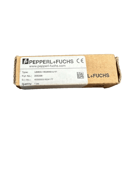 PEPPERL FUCHS UB800 - 18GM40 - U - V1 205336 CAPTEUR A ULTRASONS - KLR Automation