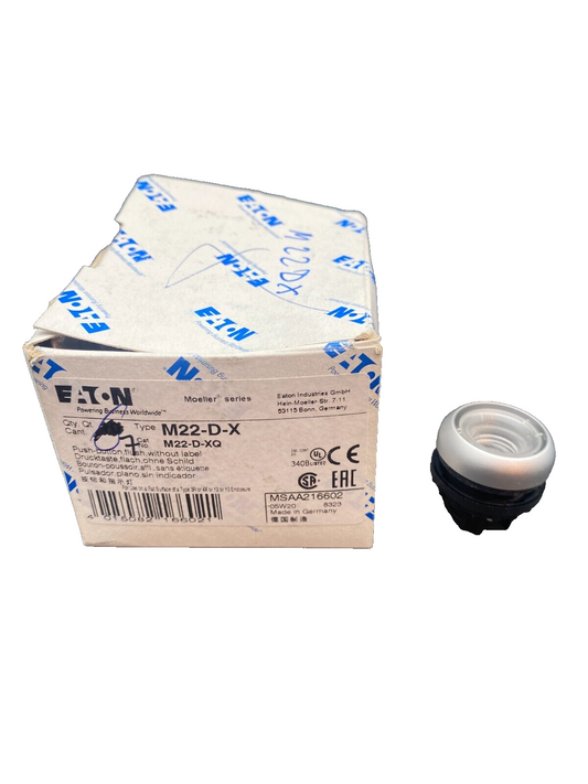 EATON M22-D-XQ x7pc + M22-XD-B-X6 x1pc BOUTONS POUSSOIR