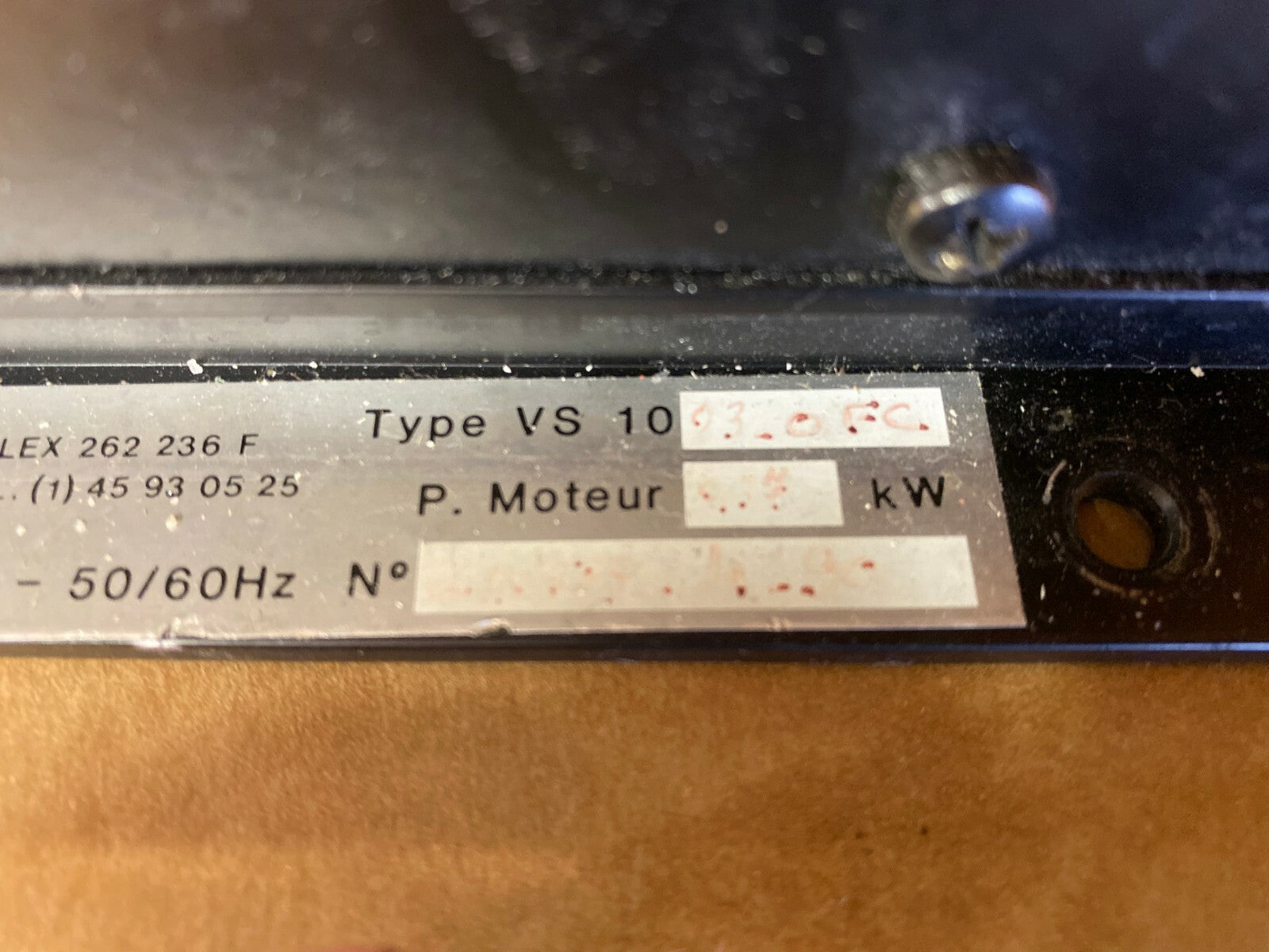 SNT SINUSVAR Variateur frequence Type VS 10 ..03 - 0FC - KLR Automation
