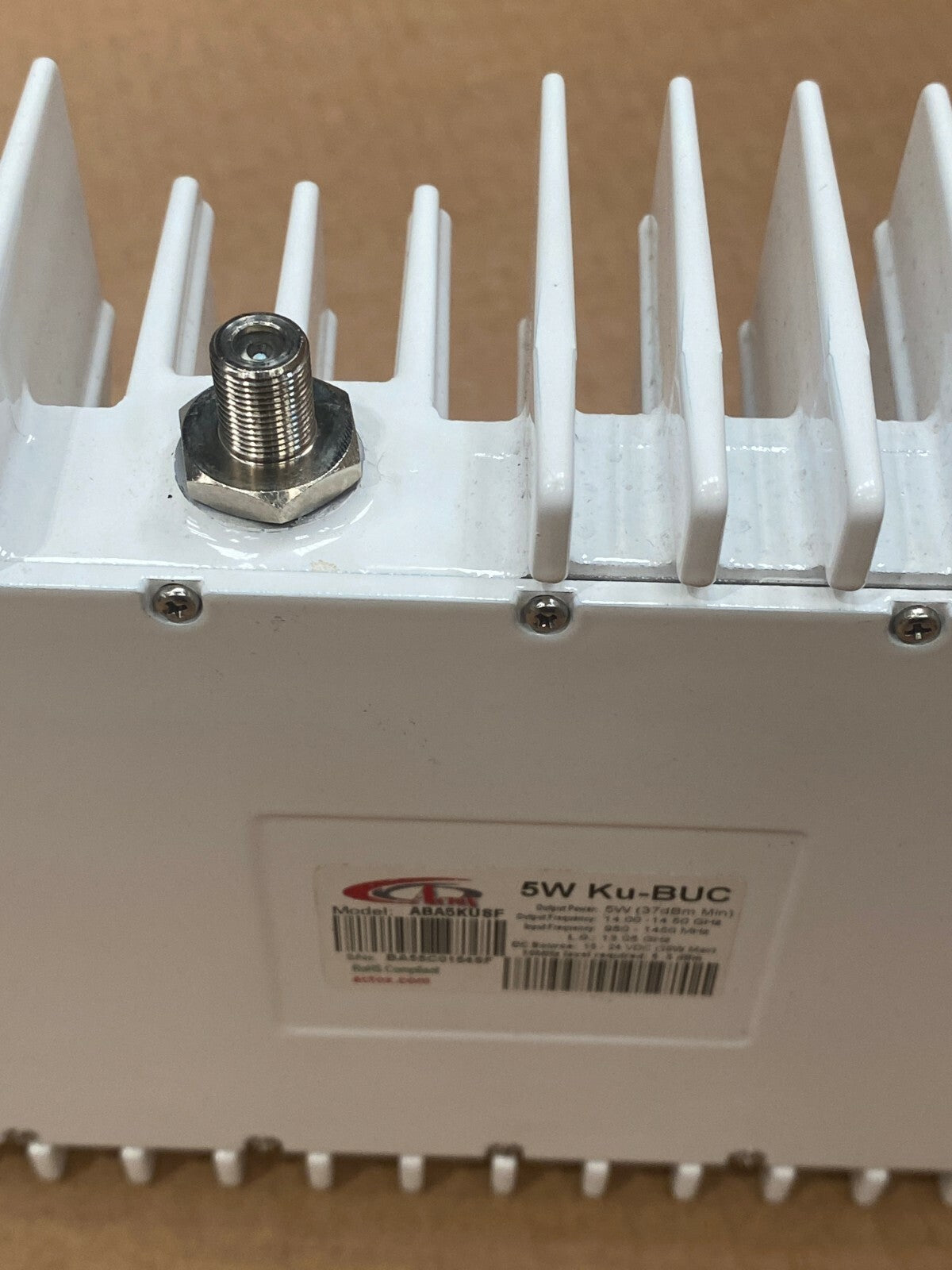 ABA5KUS ABA5KUSF - 5W Ku-Band Block Up Converter   ACTOX Satellite BUC