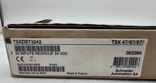 SCHNEIDER ELECTRIC TSXDET3242 PV 02 RL 03 32 INPUTS REGROUP 24 VDC - KLR Automation