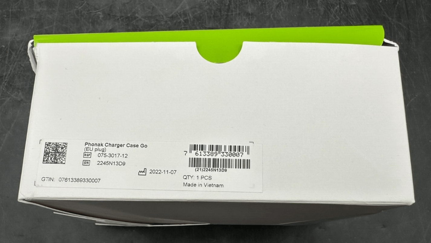 PHONAK CHARGER CASE GO EU PLUG 075 - 3017 - 12 NEUF - KLR Automation