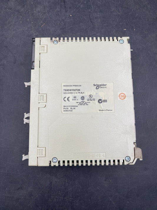 SCHNEIDER ELECTRIC MODICON PREMIUM TSXDSY32T2K 32Q 24VDC 0.1A TR. BLK PV 05 RL06