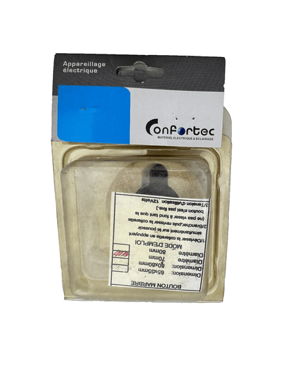 CONFORTEC 27115 BOUTON MARBRE D70 CHROME BOUTON DE SONNETTE DIAMETRE 70 - KLR Automation
