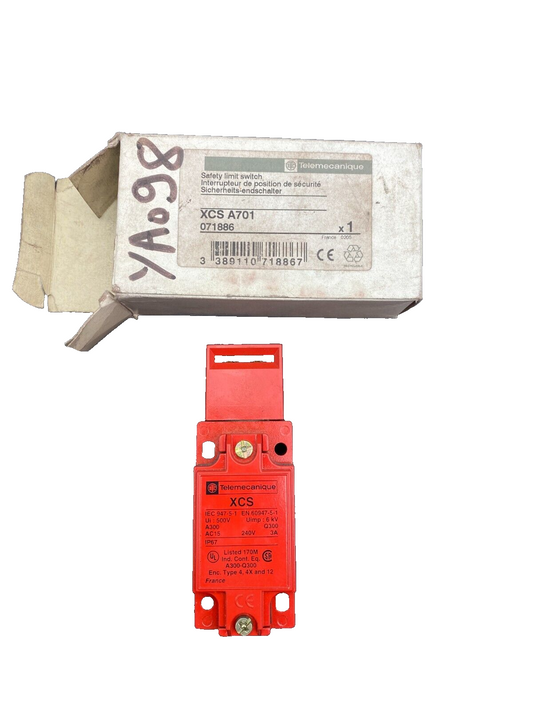 TELEMECANIQUE XCSA701 071886 INTERRUPTEUR DE POSITION DE SECURITE