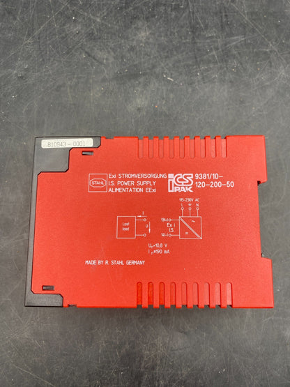 STAHL 9381/10-120-200-50 POWER SUPPLY
