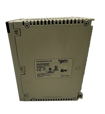 SCHNEIDER ELECTRIC TSXP57203MR STD EXCH 572X3 PL7 PROCESSOR PV:18 RL:08 SV:6.2 - KLR Automation