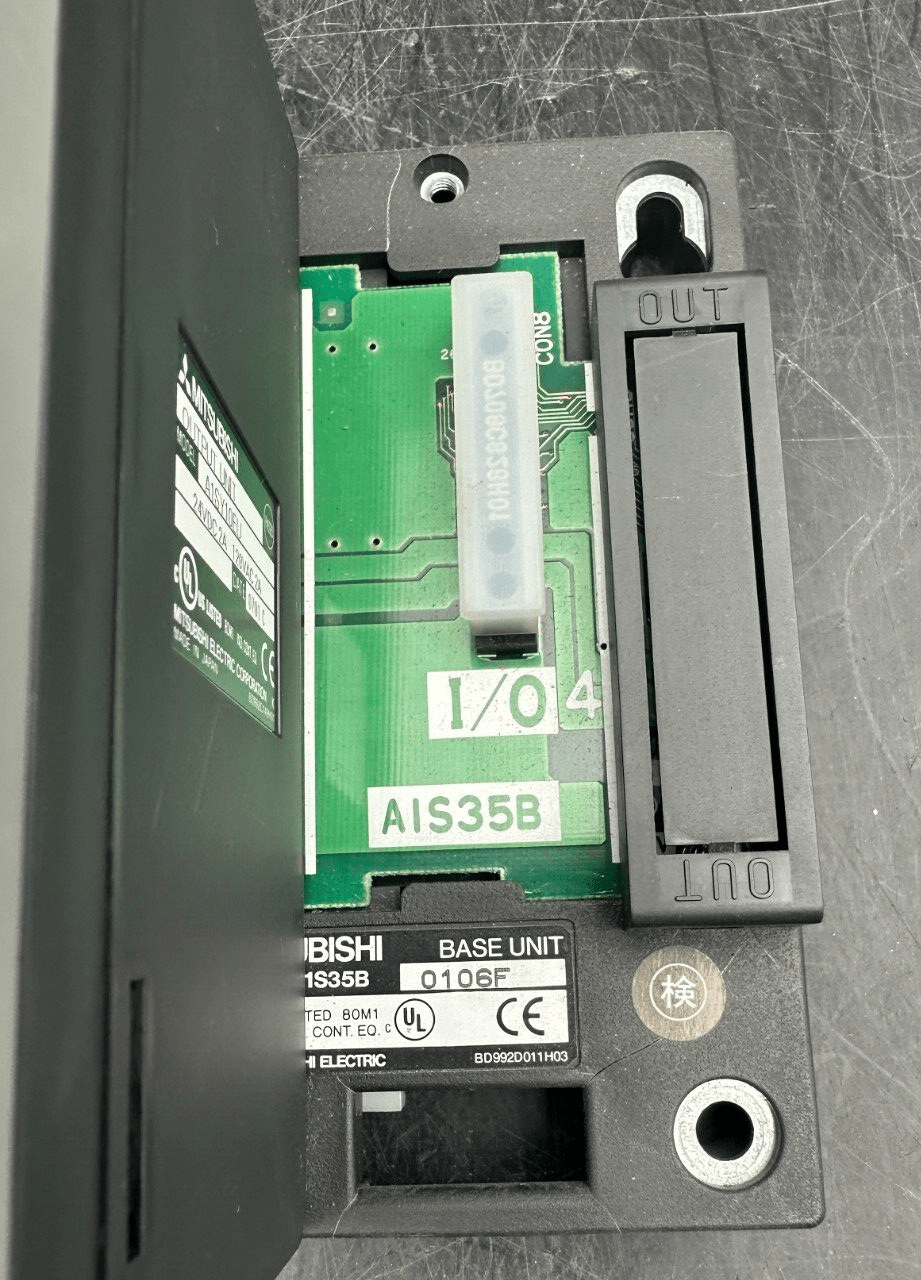 MITSUBIHI A1S61PN + A1SHCPU + A1SX81 + A1SX80 + A1SY80 + A1SY10EU + BASE UNIT - KLR Automation