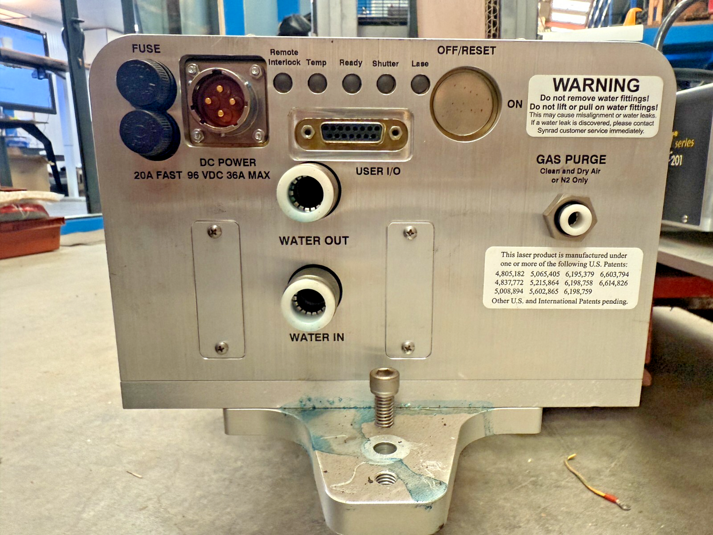 Marking Laser F201   Synrad Firestar FSF201SC 200W + Head Laseo
