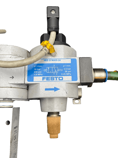 FESTO HE - D - MAXI + LFR - D - MAXI 159632 H443 + FRM - D - MAX + HEE - D - MAXI - 24 - KLR Automation