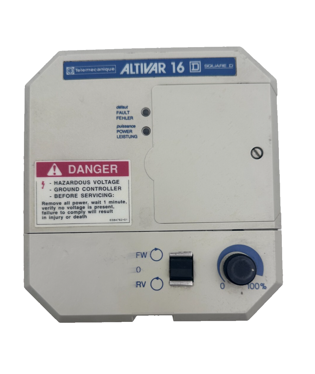 TELEMECANIQUE ATV16U09M2 ALTIVAR 16 208-240V 0.5HP/0.37kW