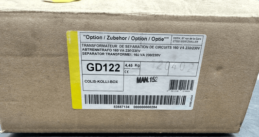 MENG GD122 TRANSFORMATEUR DE SEPARATION DE CIRCUITS 160VA 230V - KLR Automation
