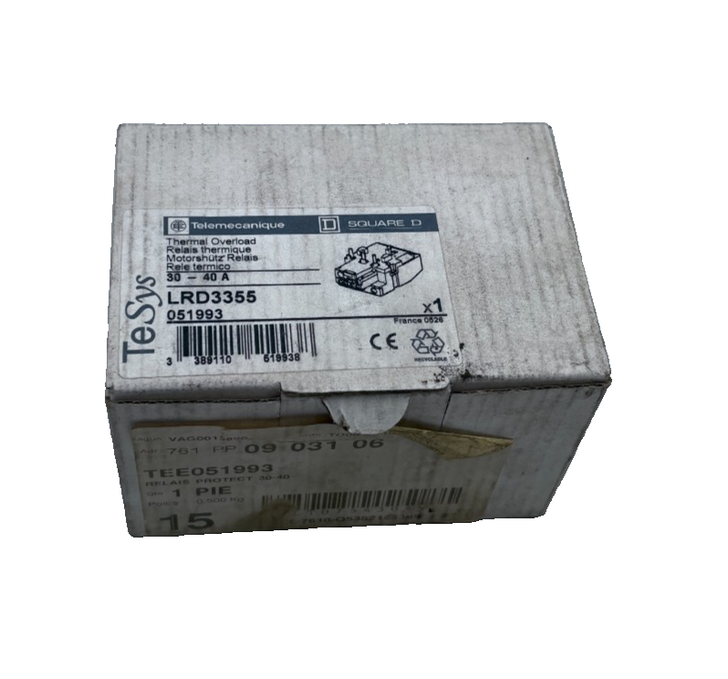 TELEMECANIQUE LRD3355 051993 RELAIS THERMIQUE x1