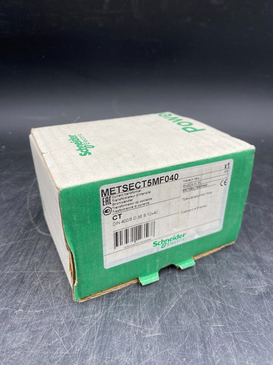 NEW SCHNEIDER ELECTRIC METSECT5MF040 CT CURRENT TRANSFORMER - KLR Automation