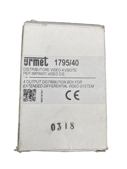 URMET 1795/40 4 OUTPUT DISTRIBUTION BOX FOR EXTENDED DIFFERENTIAL V SYSTEM x1pc - KLR Automation