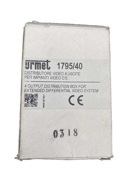 URMET 1795/40 4 OUTPUT DISTRIBUTION BOX FOR EXTENDED DIFFERENTIAL V SYSTEM x1pc - KLR Automation