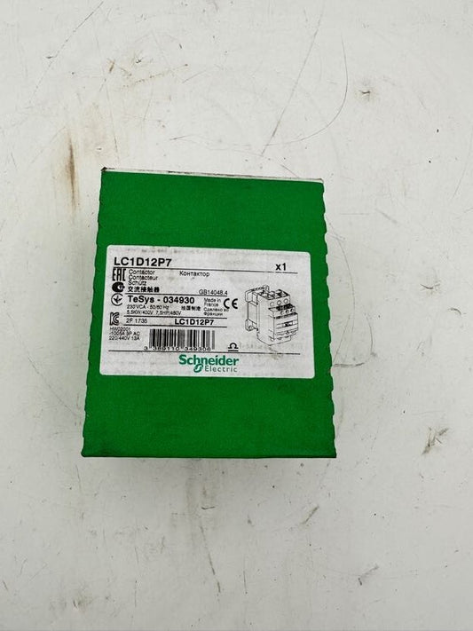 1pc x SCHNEIDER ELECTRIC LC1D12P7 CONTACTOR TeSys - 034930 - KLR Automation