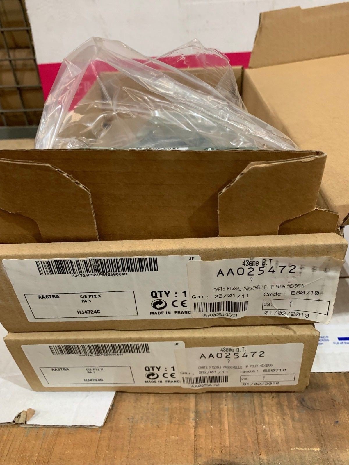 1 x Carte AASTRA PT2X HJ4724C CIE PT2 X R4.1 - KLR Automation