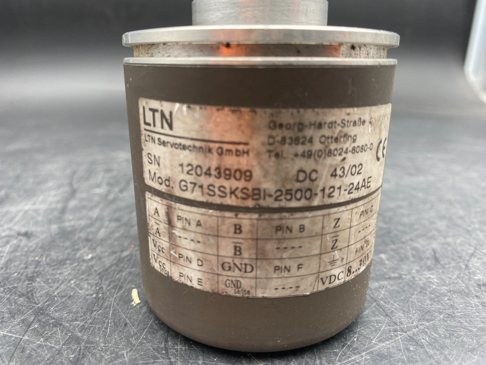 LTN G71SSKSBI - 2500 - 121 - 24AE 8 - 30 VDC ENCODER - KLR Automation