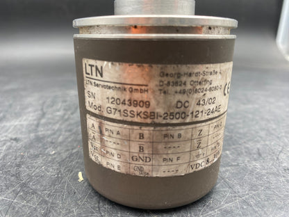 LTN G71SSKSBI - 2500 - 121 - 24AE 8 - 30 VDC ENCODER - KLR Automation