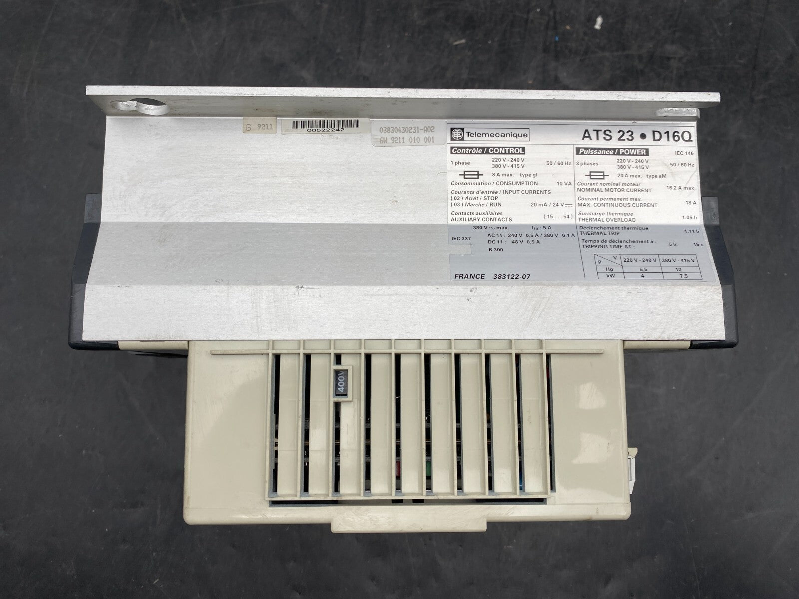 TELEMECANIQUE ALTISTART 3 ATS23D16Q