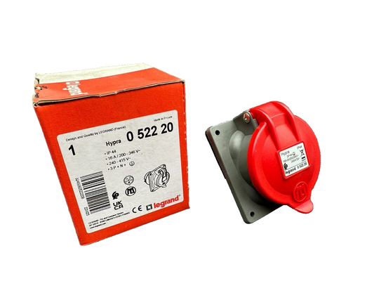 LEGRAND 052220 HYPRA 16A 200-(346V 3P + N + x2pc