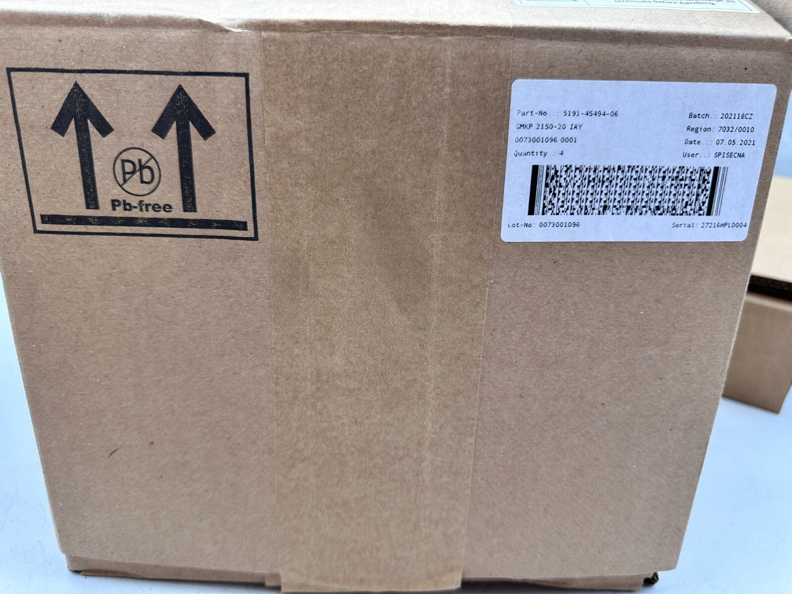 VISHAY GMKP 2150-20 IAY PEC CAPACITOR x4pc
