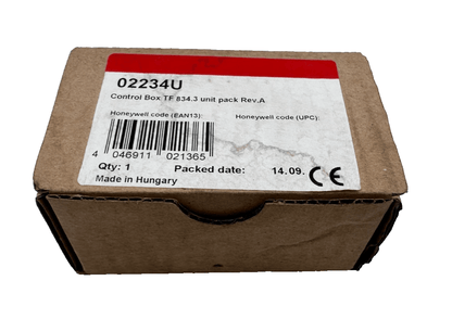 HONEYWELL SATRONIC TF 834.3 UNIT PACK REV. A 02234U CONTROL BOX ts 10s - KLR Automation