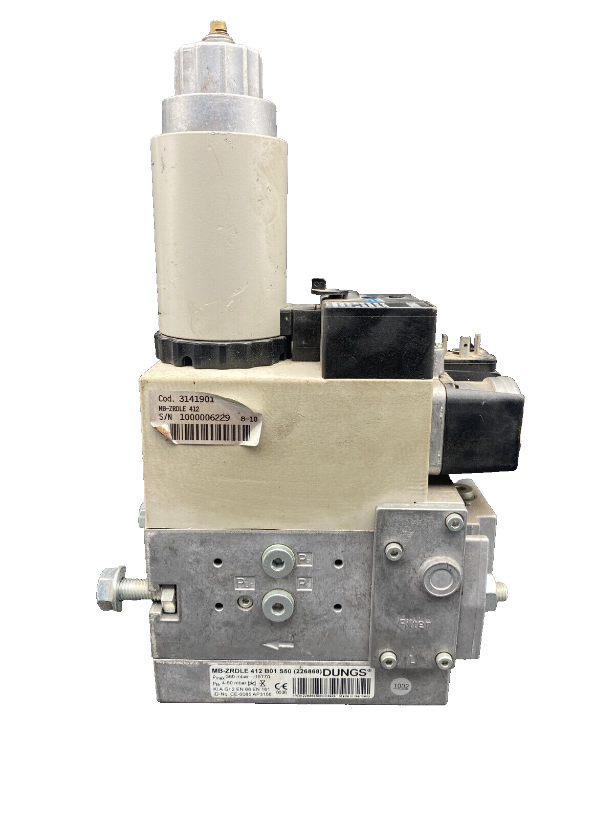DUNGS MB-ZRDLE 412 B01 S50 226868 3141901 360MBAR