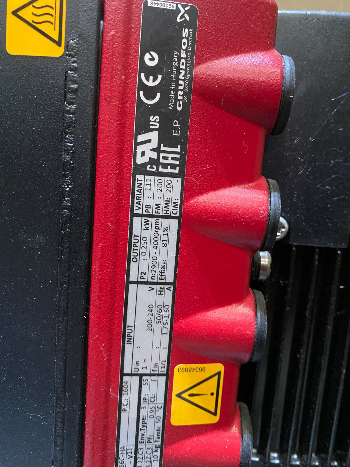 Pompe en Ligne Double Grundfos TPE2D 32-80  PN16 N-A-F-A-BUBE Neuf TPE2 TPE