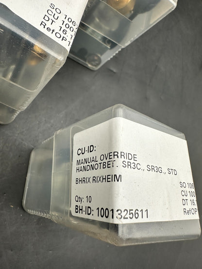 1pc x BUCHER Hydraulics 1001325611 Manual Override Handnotbet sr3c sr3g std
