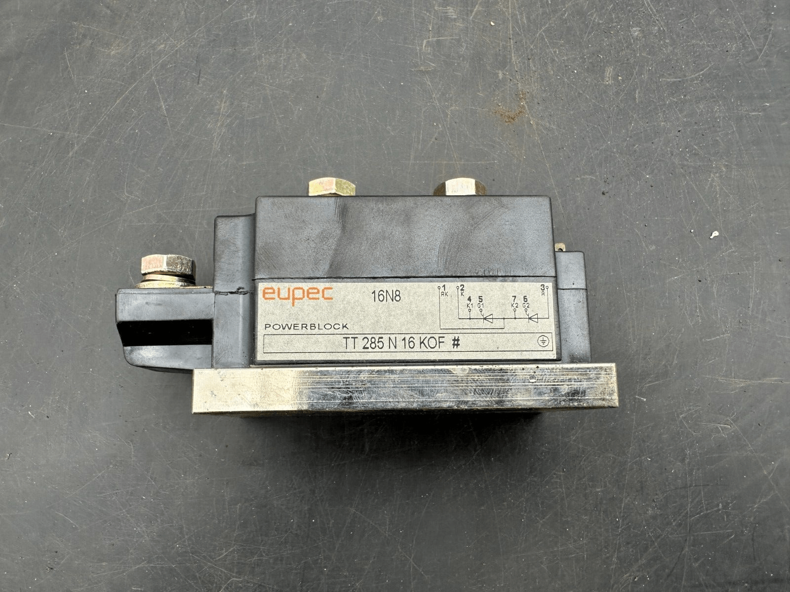 EUPEC CELES TT 285 N16KOF 1009111 THYRISTOR 16N8 - KLR Automation