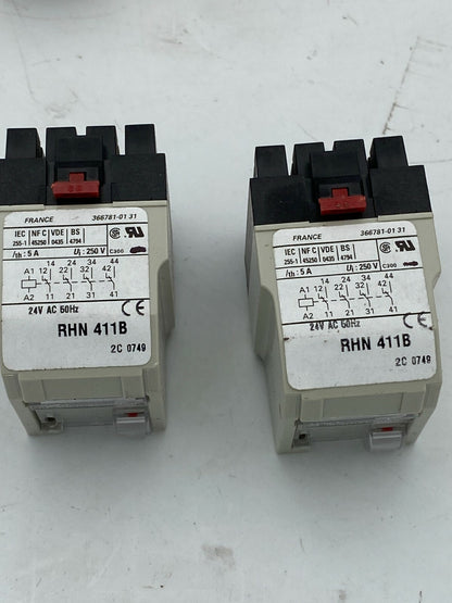 2pc x Schneider Electric Switching relay AC RHN 411B - KLR Automation