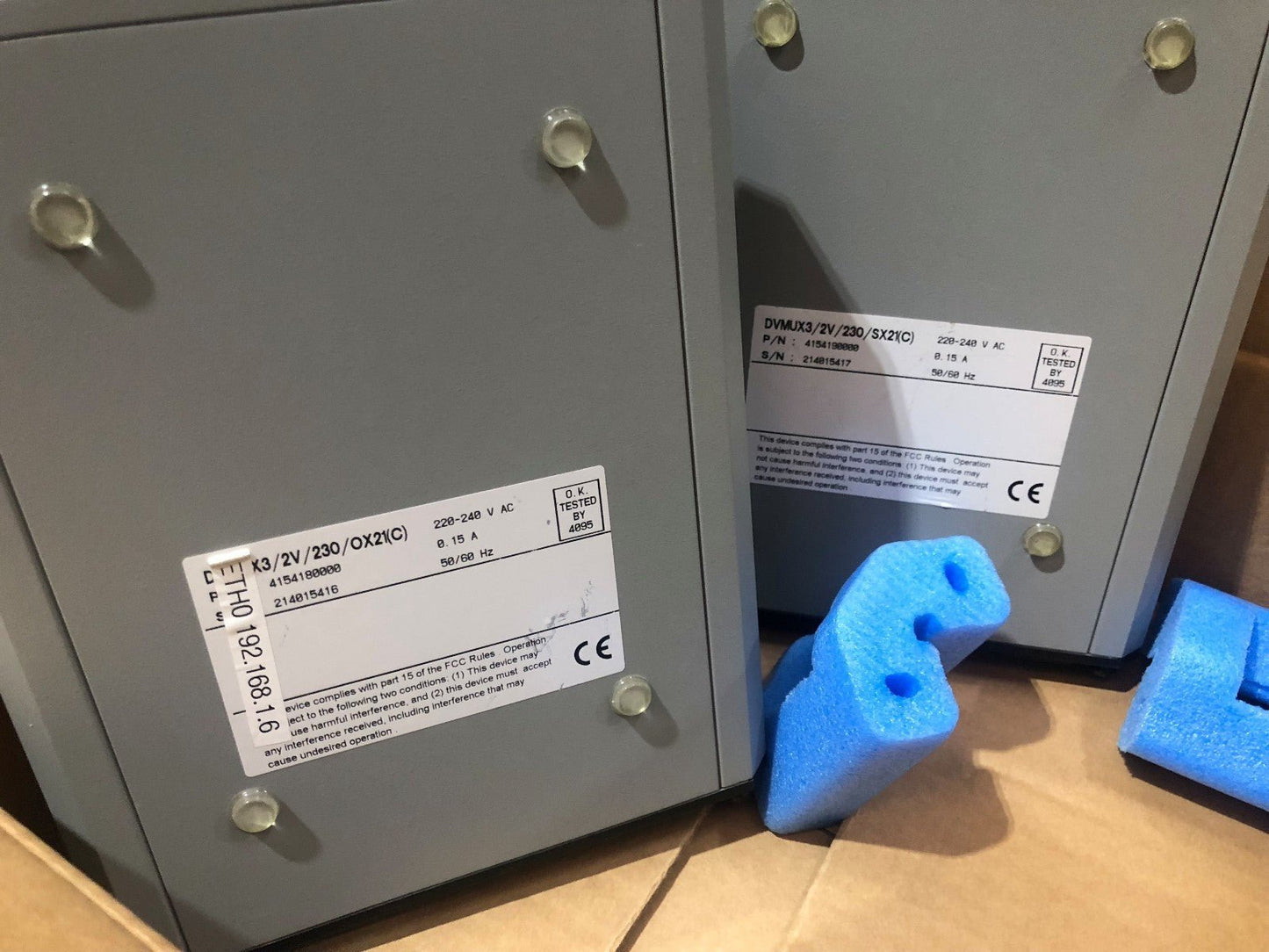 Lot de 1 X RAD DV - MUX3 - KLR Automation