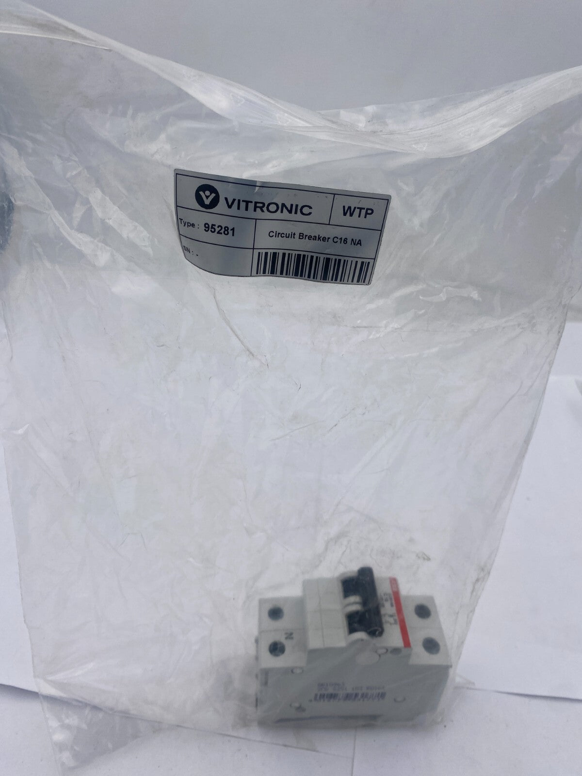 7pc x VITRONIC ABB 95281 CIRCUIT BREAKER C16 S 201 - NA 230/400 - KLR Automation