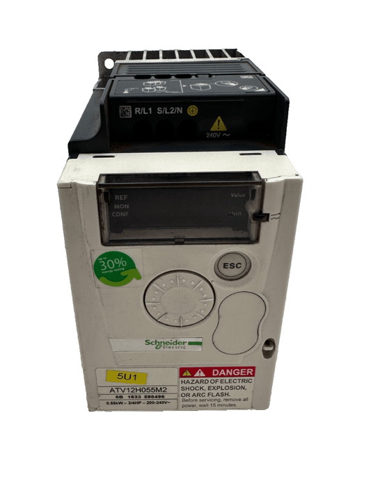SCHNEIDER ELECTRIC ATV12H055M2 0.55kW 3/4HP 200 - 240V VARIATEUR DE FREQUENCE - KLR Automation