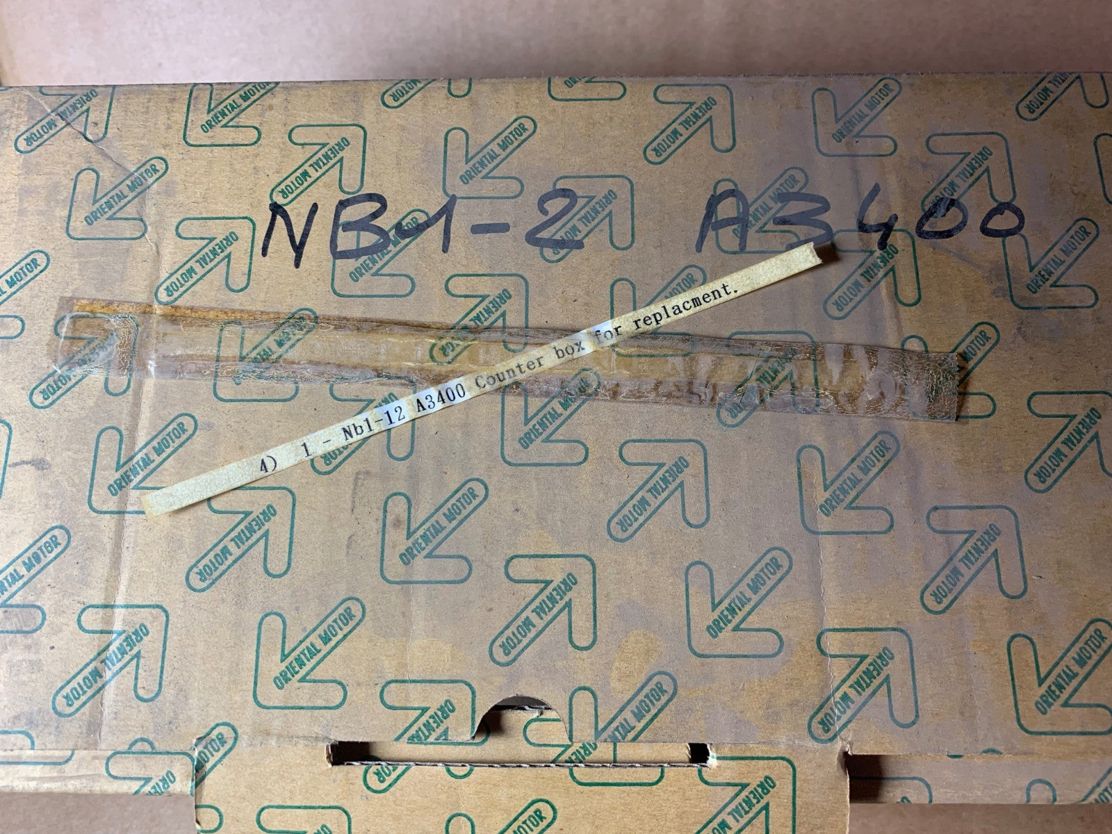 Oriental Motor Counter Box  Nb1-2 A3400 Model E0694-344 902E15 SHOEI